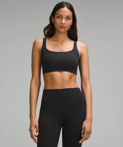 Lululemon Bend This Scoop And Square Bra A-c Cups In Black