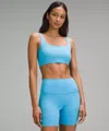Lululemon Bend This Scoop And Square Bra A-c Cups In Blue