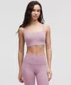Lululemon Bend This Scoop And Square Bra Light Support, A-c Cups In Gray