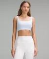 Lululemon Bend This Scoop And Square Bra Light Support, A-c Cups In White