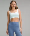 Lululemon Bend This Scoop And Square Bra Light Support, A-c Cups In White