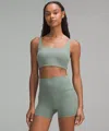 Lululemon Bend This Scoop And Square Bra Light Support, A-c Cups In Blue