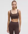 Lululemon Bend This Scoop And Square Bra Light Support, A-c Cups In Brown