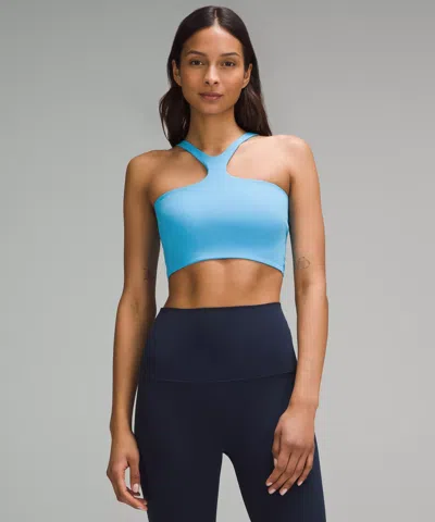 Lululemon Bend This V And Racer Bra A-c Cups In Blue