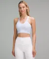 Lululemon Bend This V And Racer Bra Light Support, A-c Cups In Blue
