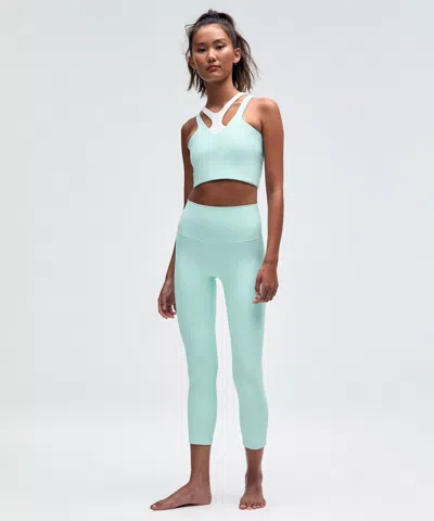 Lululemon Bend This V And Racer Bra Light Support, A-c Cups In Green