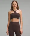 Lululemon Bend This V And Racer Bra Light Support, A-c Cups In Brown