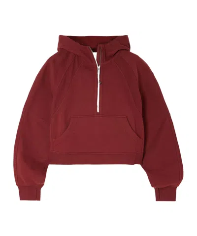 Lululemon Blend Jersey Hoodie In Brown