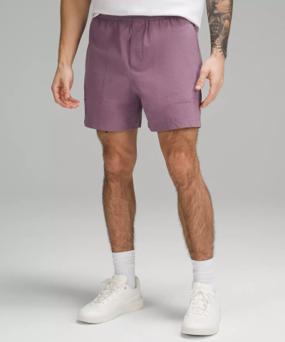 Lululemon Bowline Shorts 5" Stretch Cotton Versatwill In Purple
