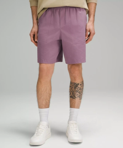 Lululemon Bowline Shorts 8" Stretch Cotton Versatwill In Purple