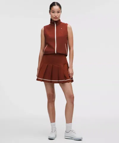 Lululemon Box-pleat High-rise A-line Golf Skirt