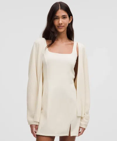 Lululemon Boxy Cotton-blend Knit Wrap