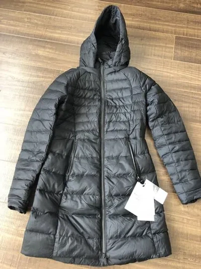 Pre-owned Lululemon Brave The Cold Parka Coat Jacket Black