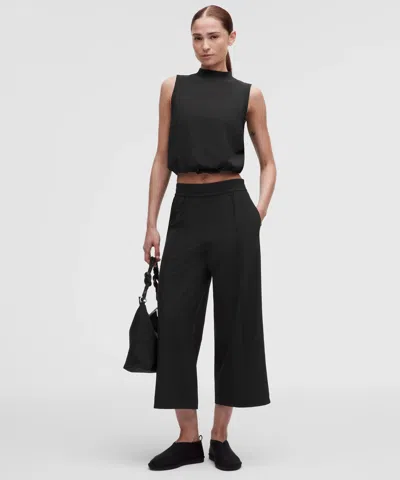 Lululemon Breezily Mid-rise Cropped Pant In Black