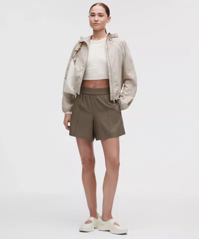 Lululemon Breezily Mid-rise Short 6" In Brown