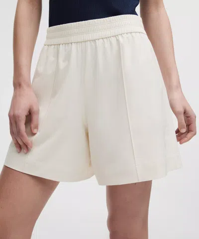 Lululemon Breezily Mid-rise Short 6" In White