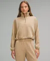 Lululemon Brushed Softstreme Half Zip In Multi