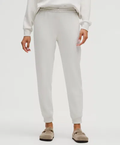 Lululemon Brushed Softstreme High-rise Joggers In White