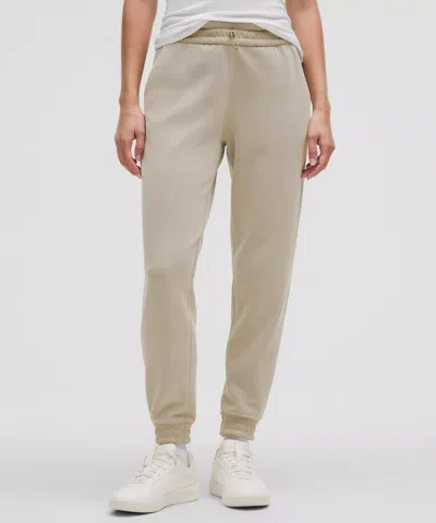 Lululemon Brushed Softstreme High-rise Joggers In Neutral