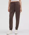 Lululemon Brushed Softstreme High-rise Joggers In Brown
