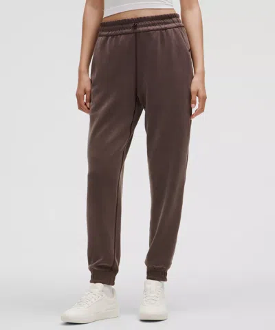 Lululemon Brushed Softstreme High-rise Joggers In Brown