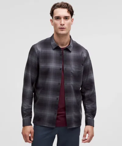 Lululemon Brushed Woven Overshirt In Black