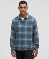Lululemon Brushed Woven Overshirt In Blue