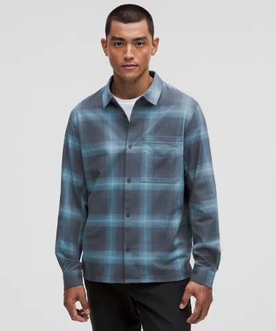 Lululemon Brushed Woven Overshirt In Blue