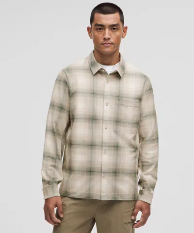 Lululemon Brushed Woven Overshirt In White