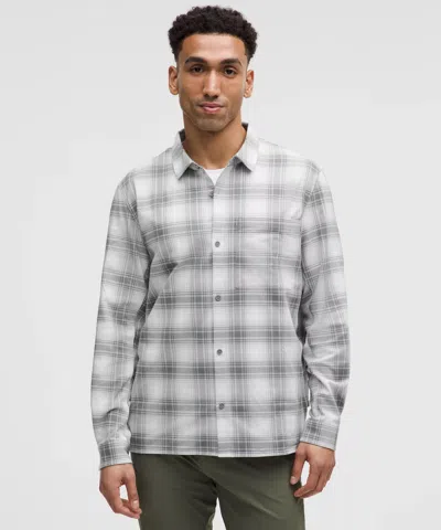 Lululemon Brushed Woven Overshirt In Gray
