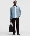 Lululemon Brushed Woven Overshirt In Blue