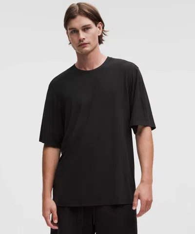 Lululemon Brushed Yoga Crewneck T-shirt In Brown