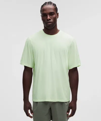 Lululemon Brushed Yoga Crewneck T-shirt In Green