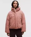 Lululemon Bubble-hem 600-down-fill Puffer Jacket In Pink