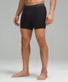 Lululemon Built To Move Boxer 5" In Black