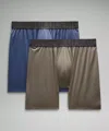 Lululemon Built To Move Boxers 5" 2 Pack In Blue