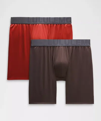 Lululemon Built To Move Boxers 5" 2 Pack In Multi