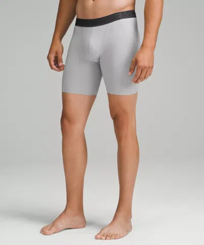 Lululemon Built To Move Long Boxer 7" In Gray