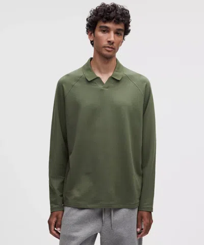 Lululemon Buttery Loopback Collared Long-sleeve Shirt