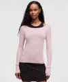 Lululemon Cashmere Scalloped Cuff Crewneck