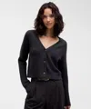 Lululemon Cashmere Slim-fit Cardigan