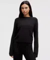 Lululemon Cashmere Slim-fit Crewneck Sweater In Black