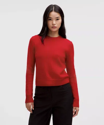 Lululemon Cashmere Slim-fit Crewneck Sweater