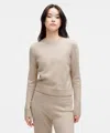 Lululemon Cashmere Slim-fit Crewneck Sweater