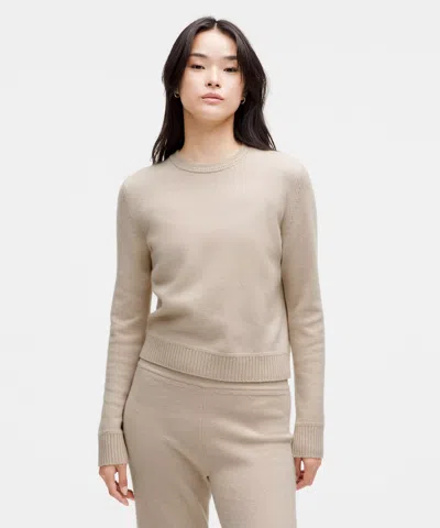 Lululemon Cashmere Slim-fit Crewneck Sweater