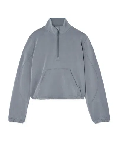 Lululemon Casual Brushed Recycled-softstreme Sweatshirt In Gray