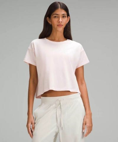 Lululemon Cates Cropped T-shirt In White