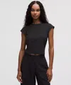 Lululemon Cinch-back Short-sleeve Shirt In Black