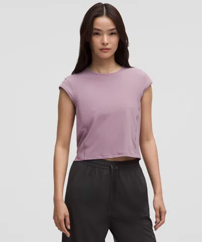Lululemon Cinch-back Short-sleeve Shirt In Pink