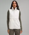 Lululemon Cinch-hem Fleece Vest In White